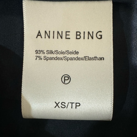 Anine Bing Silk Slip Dress XS | Python Print Mini | Y2K Quiet Luxury Style - Picture 6 of 7